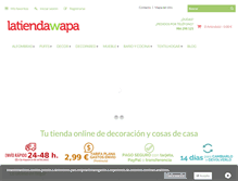 Tablet Screenshot of latiendawapa.com